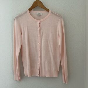 Loft - Cardigan, slit sides.